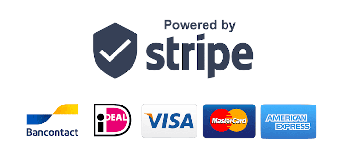 Powered by stripe