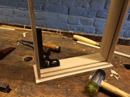 Shaker square end table